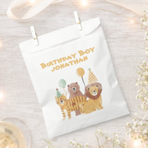 Niedliche Wildtiere zum Geburtstag Geschenktütchen