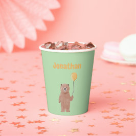 Niedliche Wildtiere zum Geburtstag Pappbecher