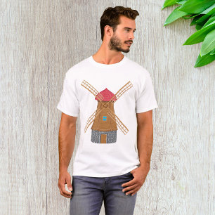 Niedliche Windmühle T-Shirt
