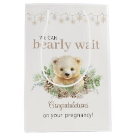 Niedliche Winter Baby-Dusche, die wir frühzeitig a Mittlere Geschenktüte