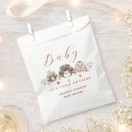 Niedliche Winterkleidung Weihnachtsdusche Geschenktütchen