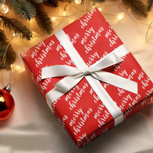 Niedliche Wintersaison - Wordart Geschenkpapier