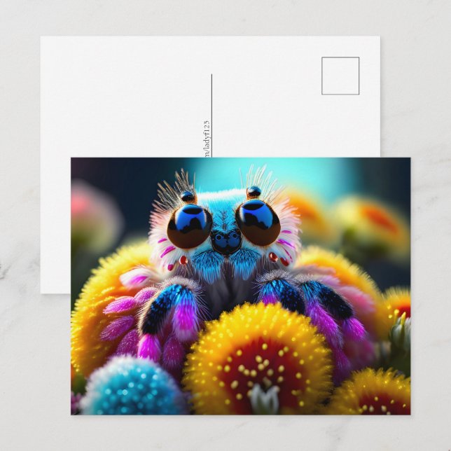 Niedliche Wirbelsäule, Postkreuzung Postkarte (Vorne/Hinten)