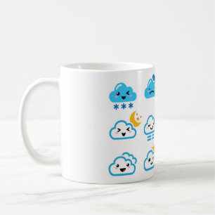 Niedliche Wolke, Kawaii, Manga Schale Kaffeetasse