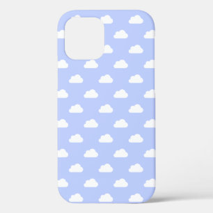 Niedliche Wolken weiß auf blau Case-Mate iPhone Hülle