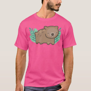 Niedliche Wombat Kawaii Wombat für Frauenliebhaber T-Shirt