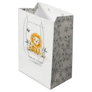 Niedliche Woodland Baby Lion Folies jedes Alter Ge Mittlere Geschenktüte