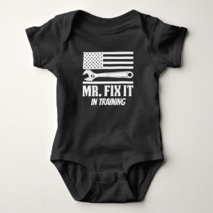 Niedliche Wortkunstausbildung Baby Strampler