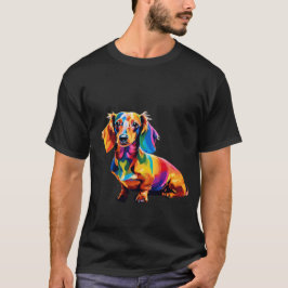 Niedliche Wurst Hund tierische LGBT-Stolz Hunde T- T-Shirt