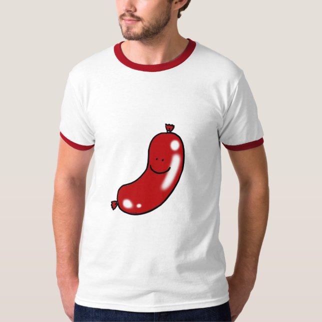 Niedliche Wurst T-Shirt (Vorderseite)