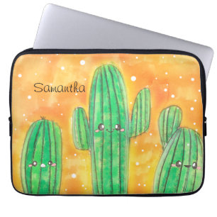 Niedliche Wüstenkaktus Laptopschutzhülle