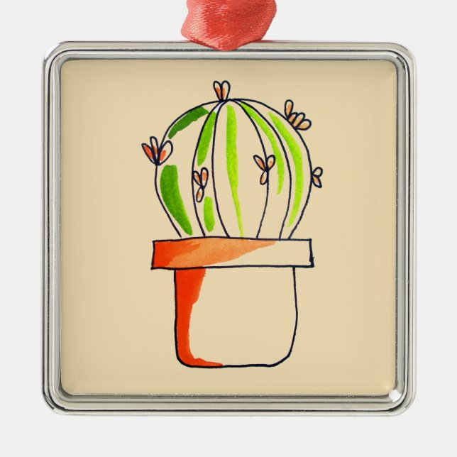 Niedliche Wüstenkunst Ornament Aus Metall (Vorne)