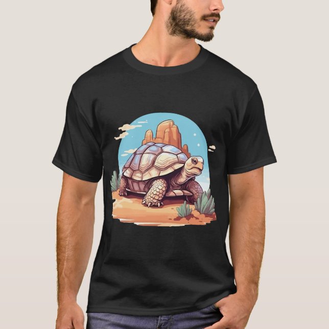Niedliche Wüstentortoise T-Shirt (Vorderseite)