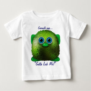 Niedliche Wuzzy Hintern Säugling Liebliche Buchfig Baby T-shirt