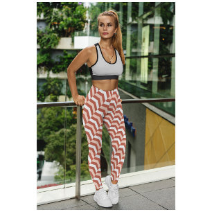 Niedliche Yoga Workout Orange Leggings