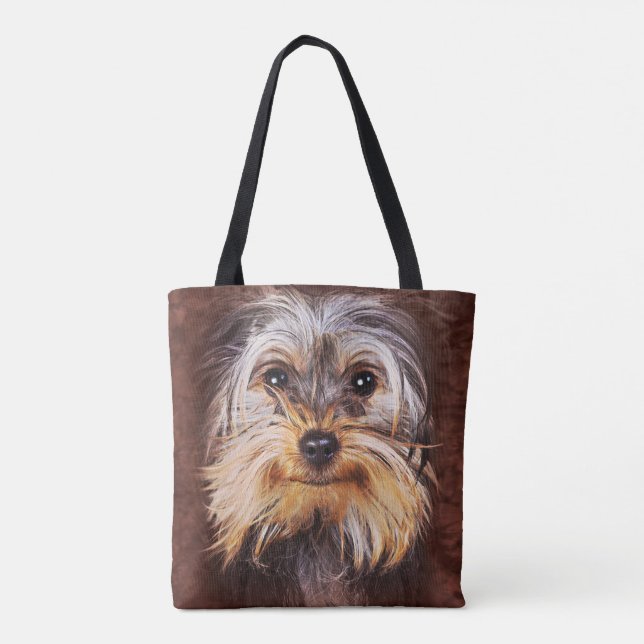 Niedliche Yorkshire Terrier Face 3D für Mens Women (Rückseite)