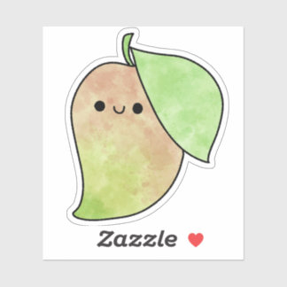 Niedliche Yummy Mango Aufkleber