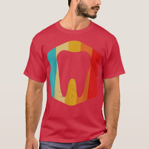 Niedliche Zähne Kunst für Männer Dental Hygienist T-Shirt