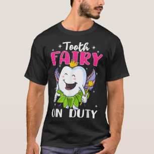 Niedliche Zahnseidenmatte auf Zahnarzthygienisten  T-Shirt