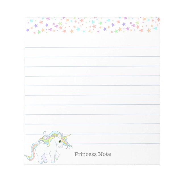 Niedliche Zauberkunst und Pastellsteine in Multico Notizblock (Vorderseite)