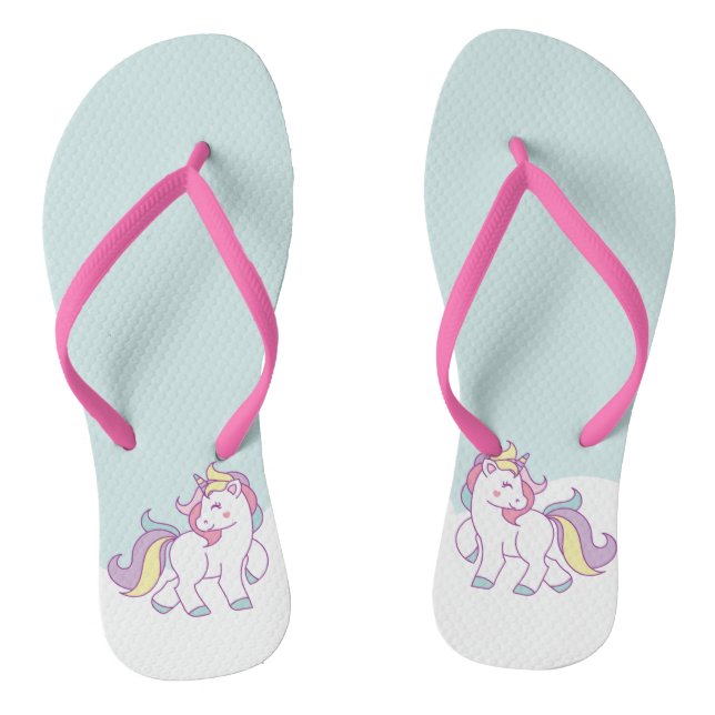Niedliche Zauberpastel Flip Flops (Fußbett)