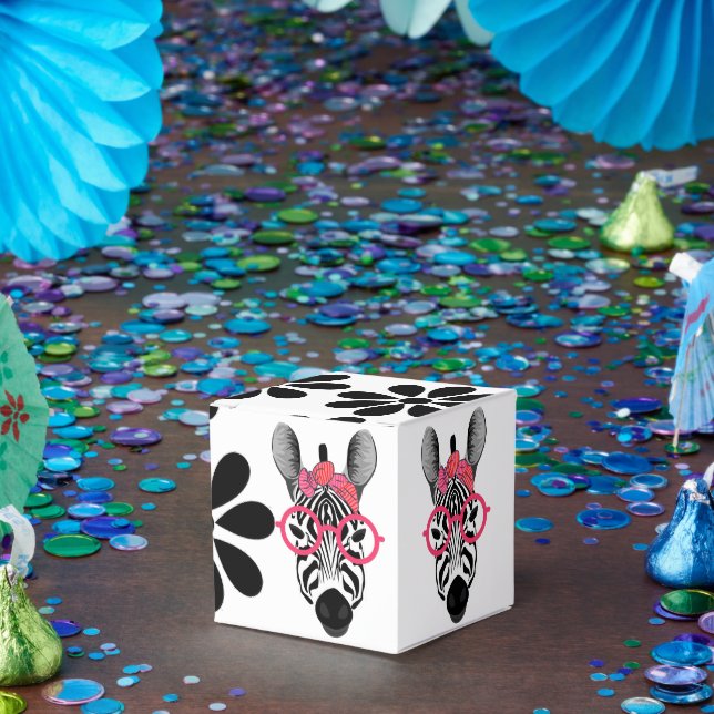 Niedliche Zebra-Blume Geschenkschachtel (Party)