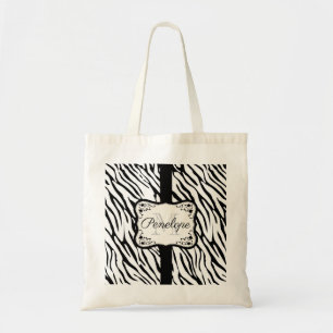 Niedliche Zebra Print Tragetasche