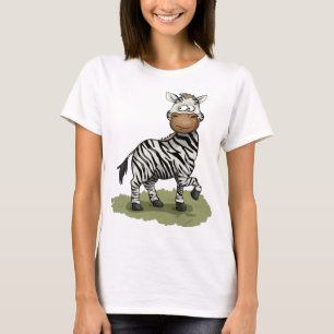 Niedliche Zebra-Streifen T-Shirt