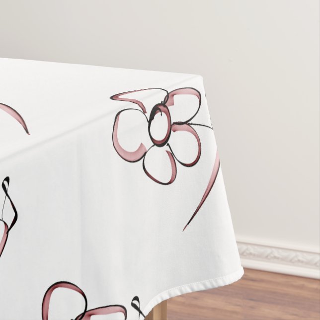 niedliche Zeichnung kleine Blume Tischdecke (Beispiel)