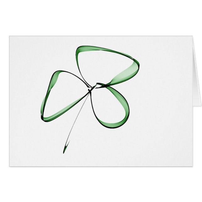 niedliche Zeichnung kleiner Klee (Vorderseite (Horizontal))