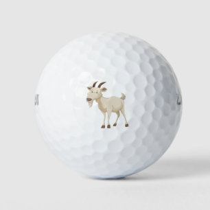 Niedliche Ziege Golfball