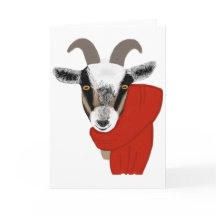 Niedliche Ziege Tragen eines Skarabäus