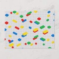 Niedliche Ziegel Gebäude Blockiert Kindermuster