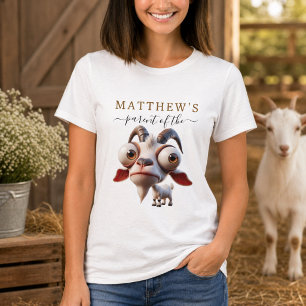 Niedliche Ziegen-Farmtiere 2. Geburtstagsfeier T-Shirt