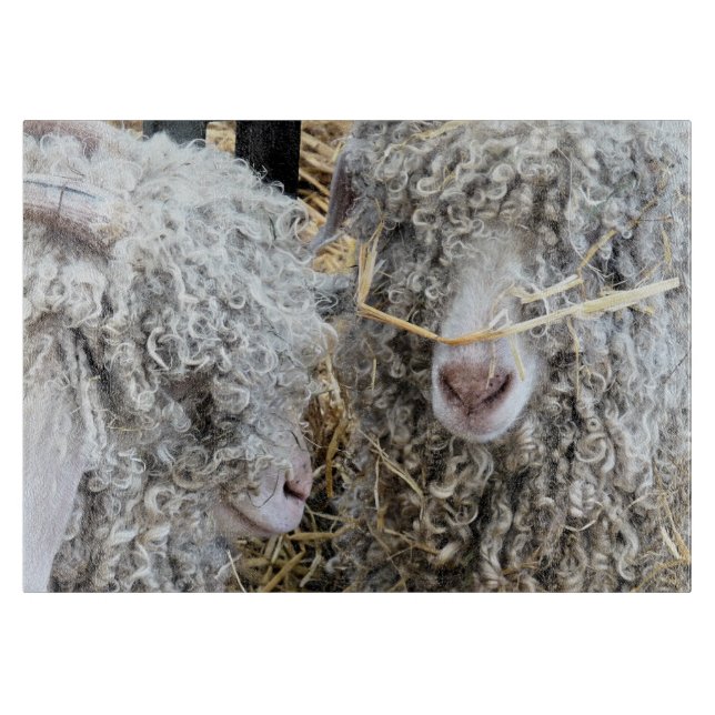 NIEDLICHE ZIEGEN SCHNEIDEBRETT (Vorderseite)