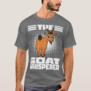 Niedliche Ziegenfigur Bauer Ziege Whisperator T-Shirt