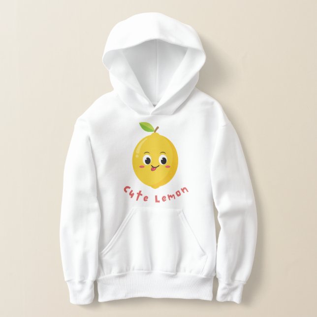 Niedliche Zitrone Hoodie (Ablage )