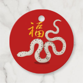 Niedliche Zodiac Schlange "Fortune" Chinesisches N Geschenkanhänger