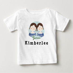 Niedliche Zodiac Star Signaturen Cartoon T - Shirt