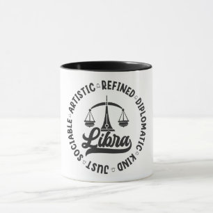 Niedliche Zodiaka-Merkmale/Libra Tasse