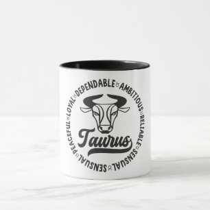 Niedliche Zodiakzeichen/Taurus Tasse