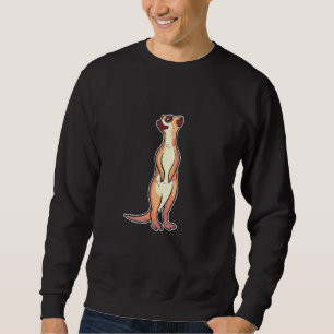 Niedliche Zootiere Wildtiere Meerkat Boys Sweatshirt