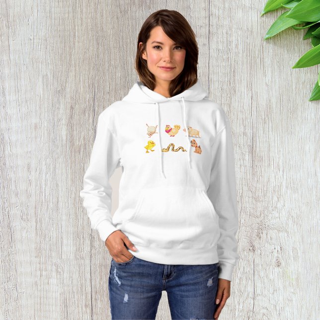Niedliche Zuchtbetriebe und Heimtiere Hoodie (Von Creator hochgeladen)