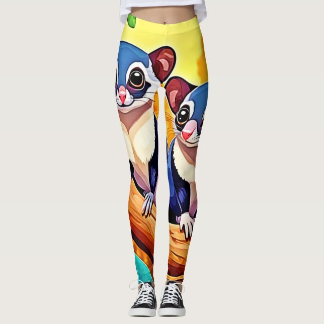 Niedliche Zuckerkleider Leggings (Vorderseite)