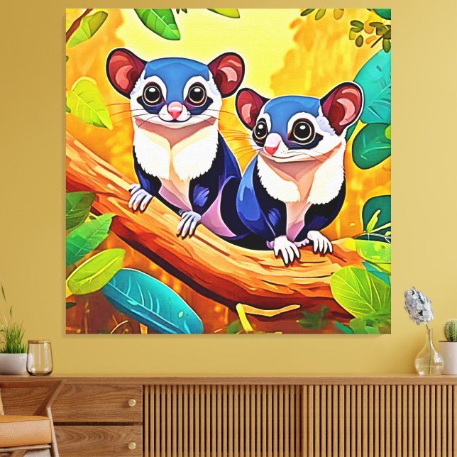 Niedliche Zuckerkleider Leinwanddruck (Insitu (Wohnzimmer))