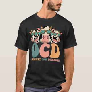 Niedliche Zwangsstörung Rindvieh Disorder Lustiger T-Shirt