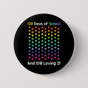 Niedlichen 100 Schultage und immer noch lieben es Button
