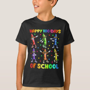 Niedlichen 100 Tage Schulkreuz tanzen 100 Tage T-Shirt