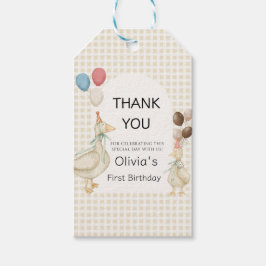 Niedlichen Alberne Gänse Geburtstag Geschenkanhänger