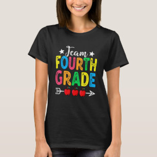 Niedlichen Dozenten des vierten Klasse Lehrer zurü T-Shirt